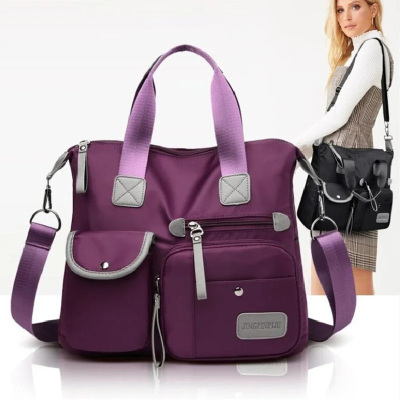 

Сумка-тоут женская, модный саквояж на плечо, вместительный дорожный чемоданчик кросс-боди, кошельки и сумочки