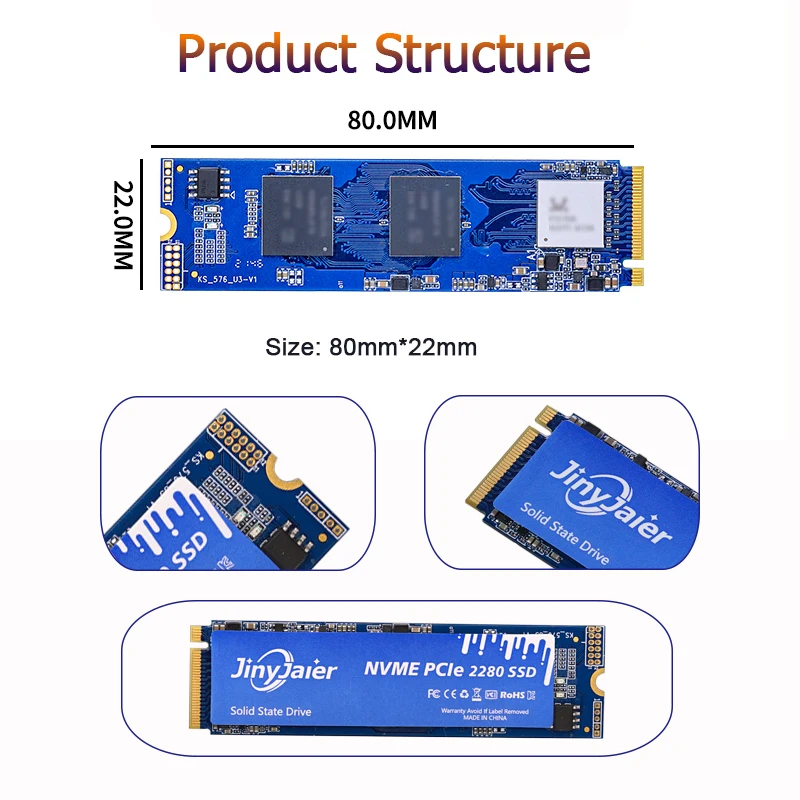 SSD-диск JinyJaier NVME M2 240 ГБ 120 512 Внутренний твердотельный диск для ноутбука m.2 ssd 128 nvme SSD