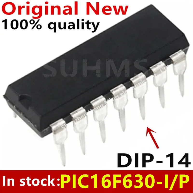 (5-100 шт.) 100% Новинка Φ/P PIC16F630 I/P DIP-14