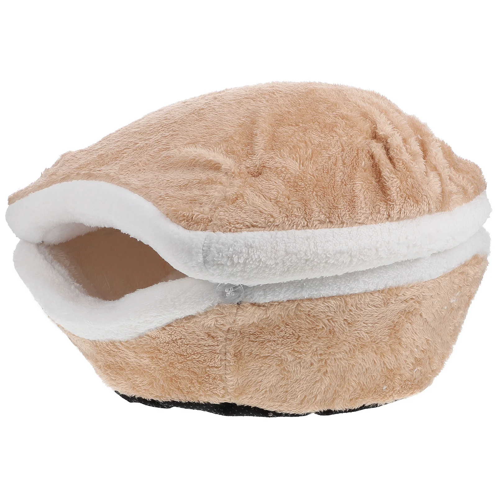 

Cat Pet Bed House Sleeping Wintercave Tent Warm Burger Hut Cushion Puppy Rest Plush Kittencuddler Cottonbun Shell Guinea Dog