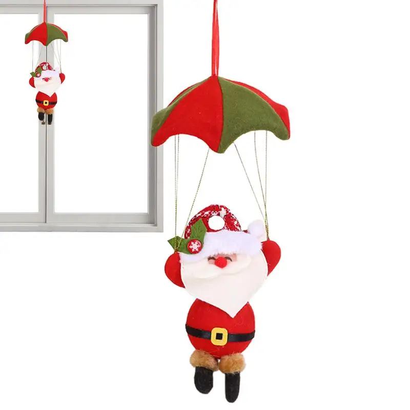 Рождественская кукла-парашют Санта-Клаус Снеговик Домашние потолочные