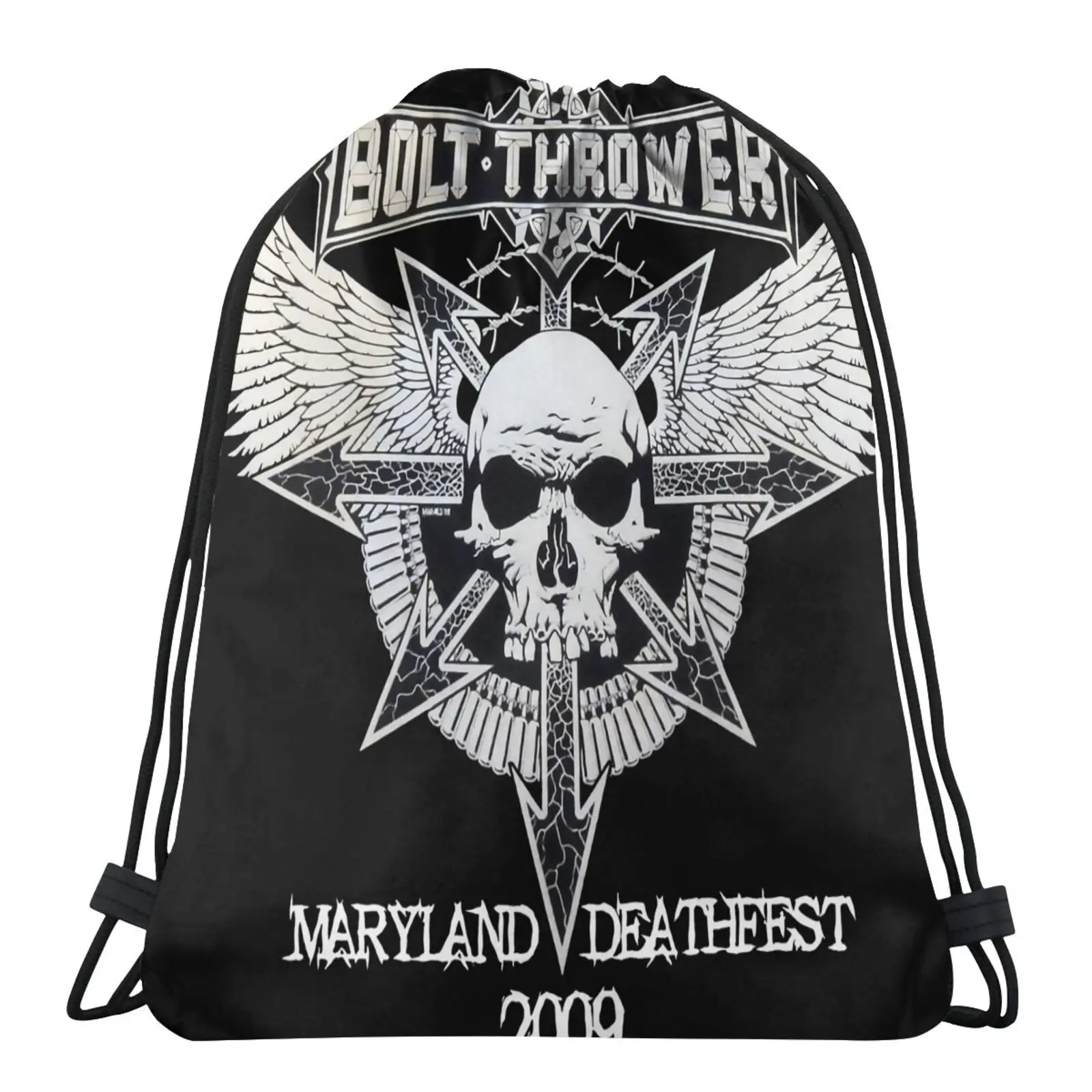 

Bolt Thrower 2009 Мэриленд Deathfest Mdf сумка, Женская Холщовая Сумка, готические сумки для обуви, тканевые сумки, милые сумки с ремешком