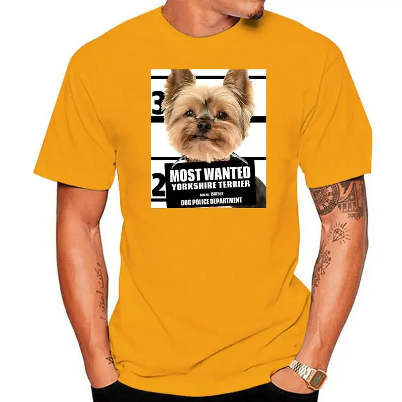

2022 модный Приталенный топ из 100% хлопка, желаемая дизайнерская футболка для йоркширского двора, футболки для йоркширских собак