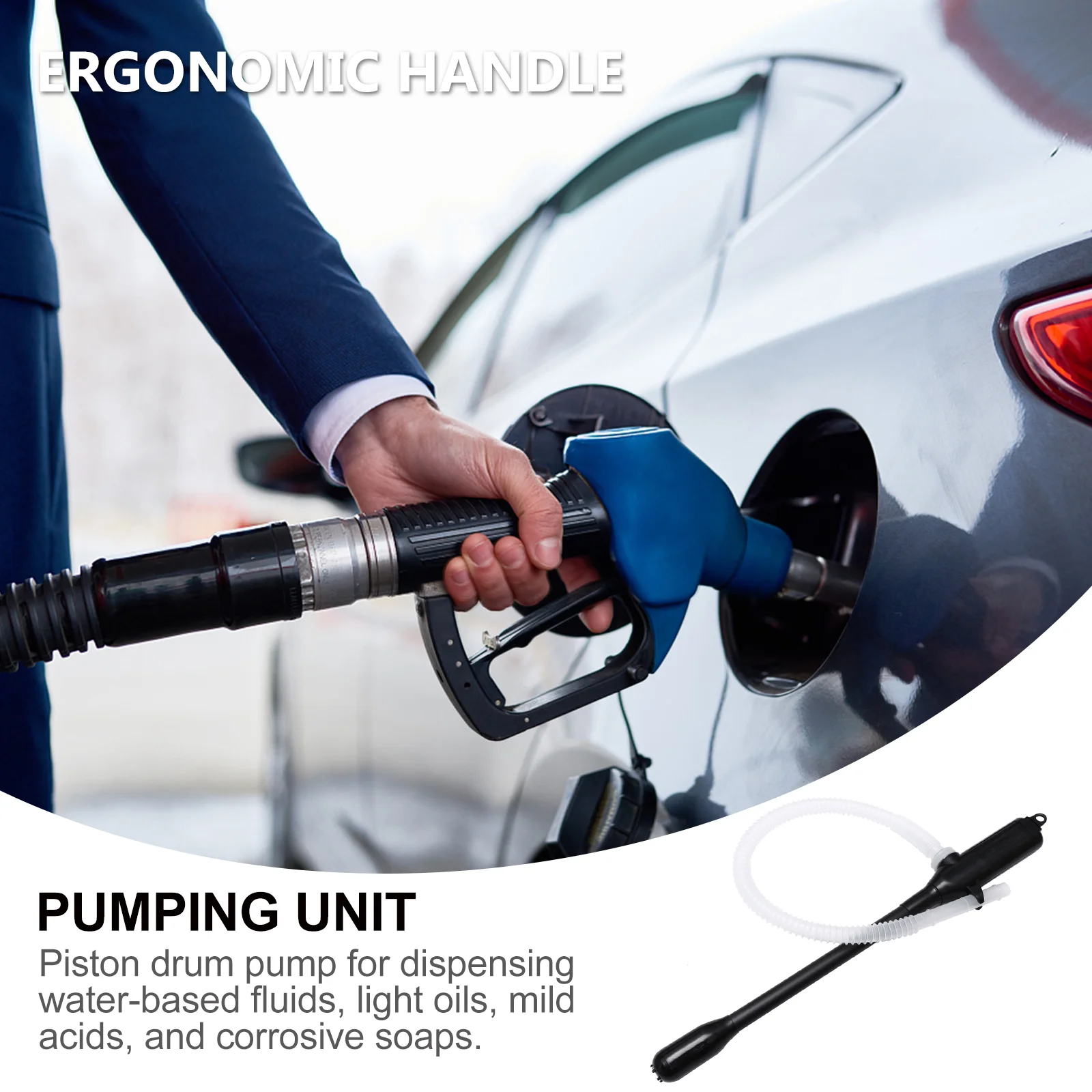 Насос для перекачки жидкости с насадкой бензиновый шланг ручные поглотители