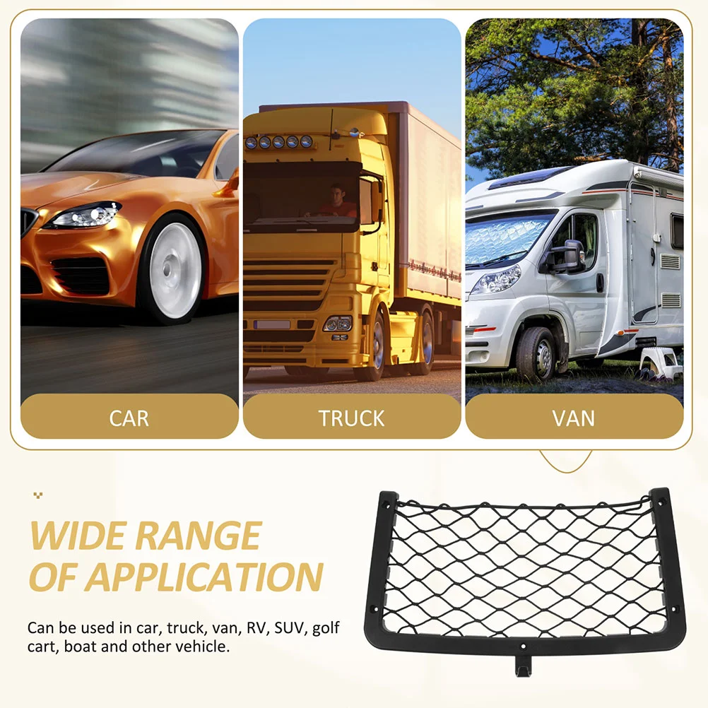 

2 Pcs Car Storage Network Pocket Organizer Pouch Car Storage Bag Book Net Car Net Storage Abs Car Seat Net Car Net Pocket