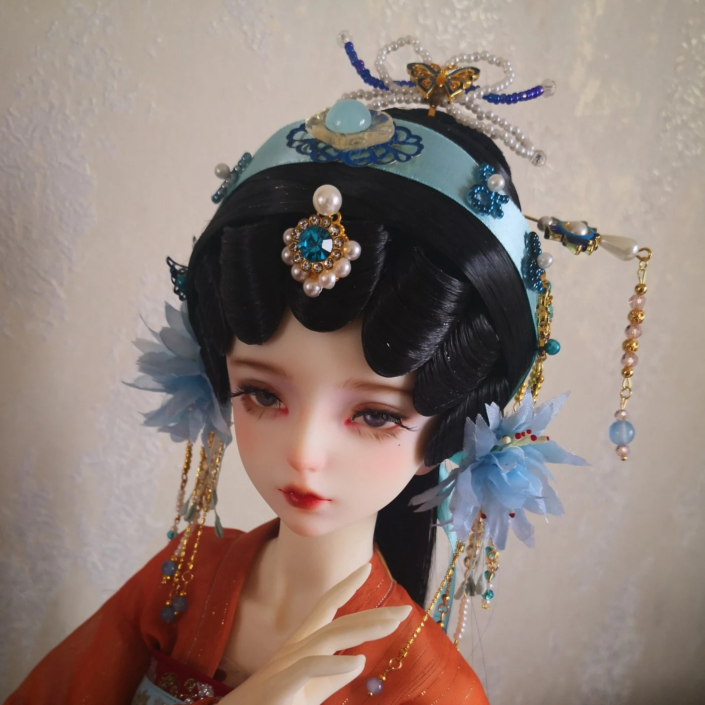 

Парик для шарнирной куклы, 1/4, масштаб 1/3