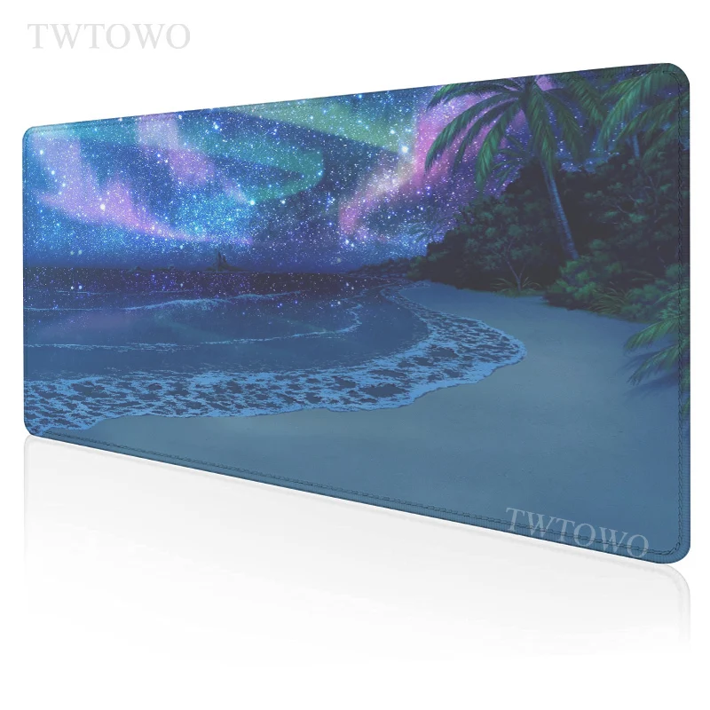 

Eye Protection Hd Beach Night Mouse Pad Gamer Computer New Large Mouse Mat Desk Mats Office Carpet Gamer Laptop Mice Pad