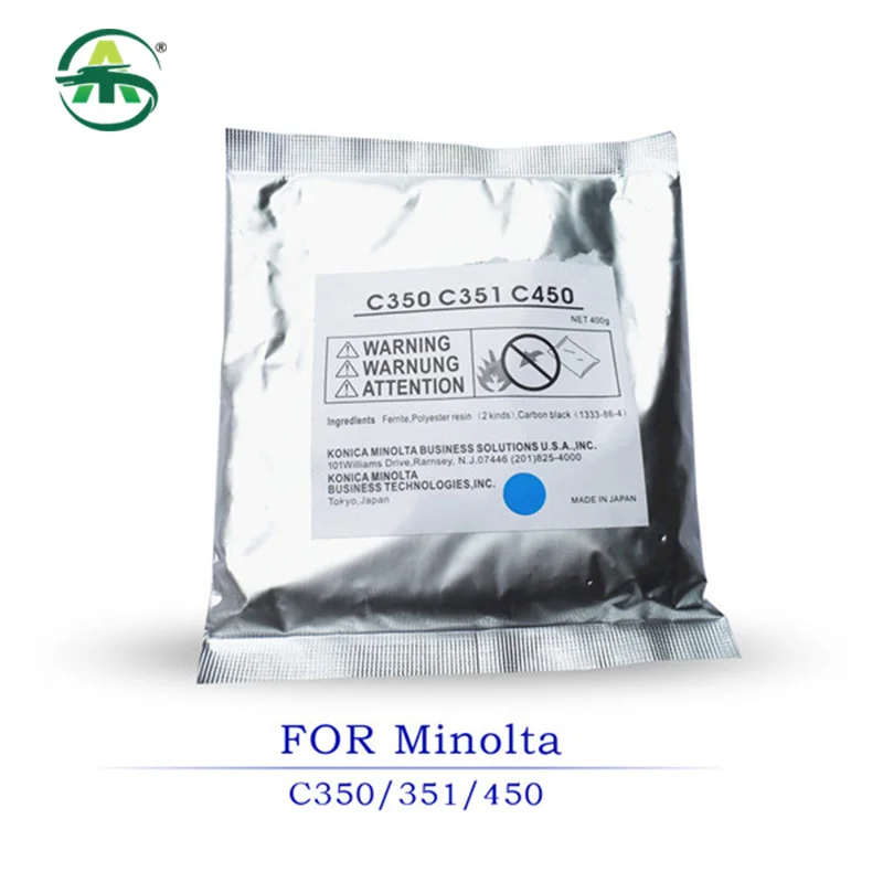 1 шт. 400 г CMYK порошок разработчика для Konica Minolta Bizhub C 350 351 450 совместимый C350 C351 C450