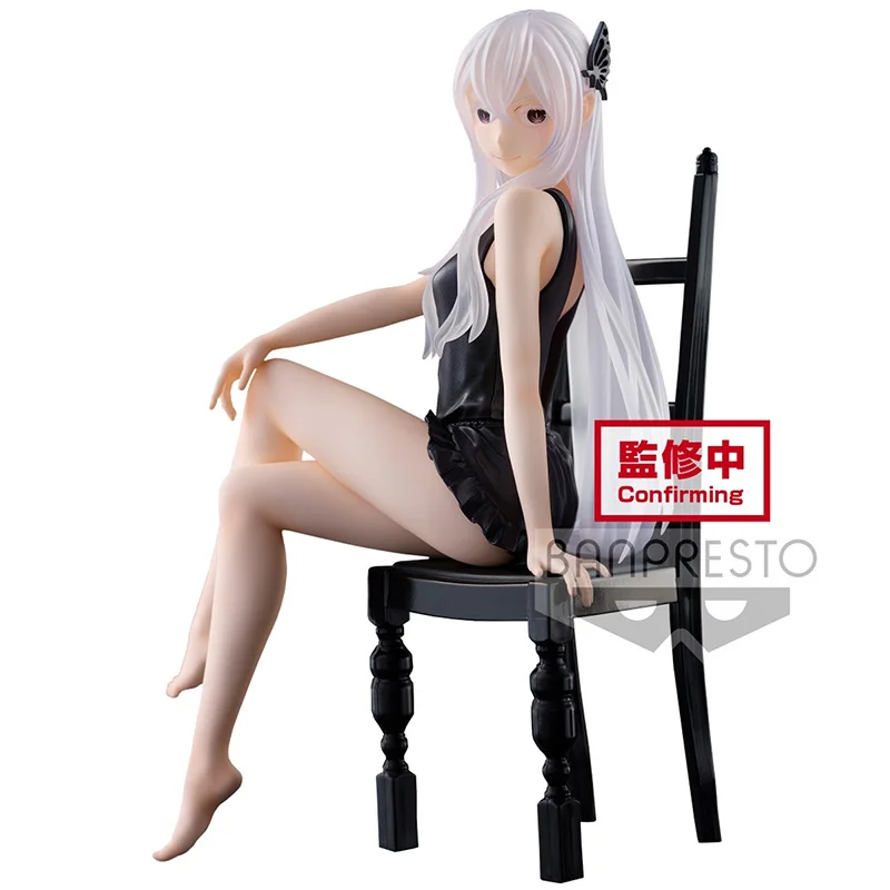 Оригинальные фигурки BANPRESTO Relax Time Echidna, жизнь в другом мире, от нуля, 21 см, коллекционные фигурки, игрушки, подарки
