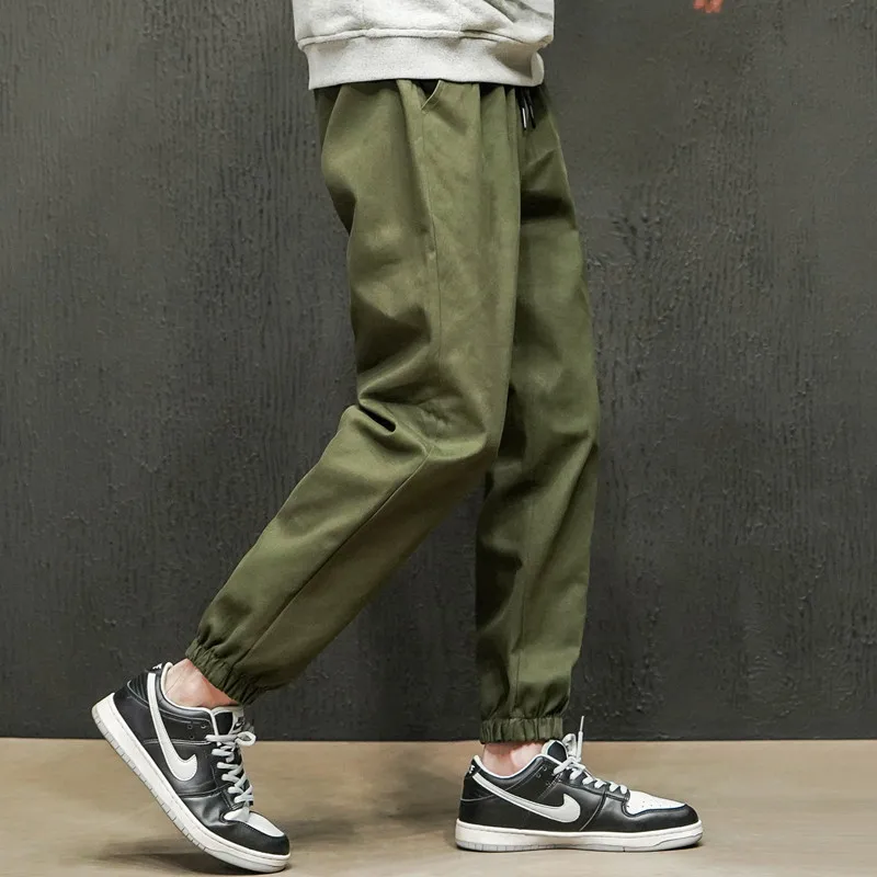 

Брюки-карго мужские, уличная одежда в стиле хип-хоп, джоггеры, модные штаны со множеством карманов, повседневные эластичные спортивные штаны-карандаш, 22SS