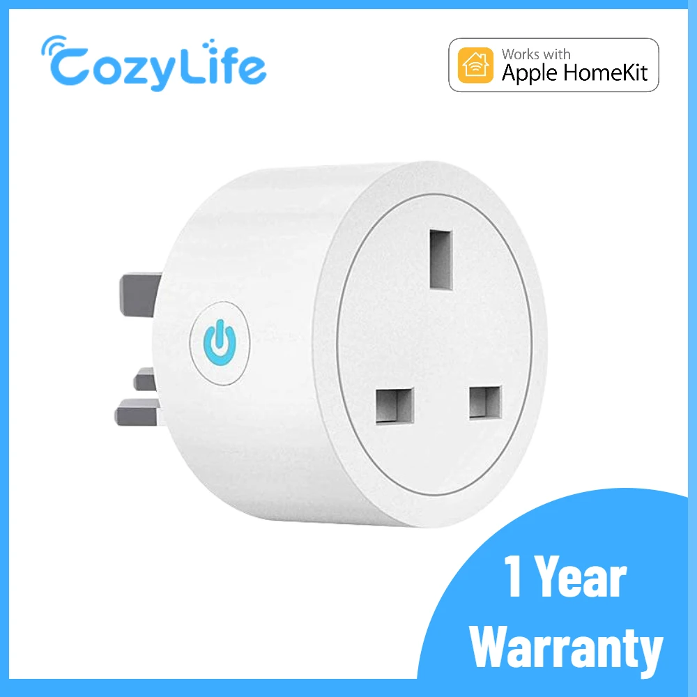4PCS 16A UK Smart Plug работает с Apple HomeKit Siri Alexa Google Home, Wi-Fi розетка с таймером Беспроводная мощная розетка Пульт дистанционного управления