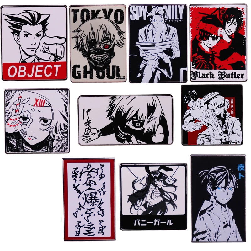 

Эмалированные броши на одежду в стиле аниме «Токийский Гуль»