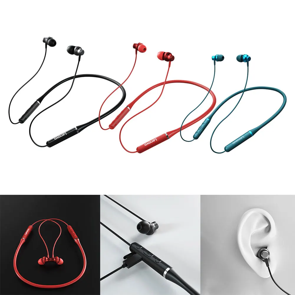 

Lenovo XE05 Pro Earphone Bluetooth 5.0 Earbuds Magnetic Neckband Earphones Waterproof Sport Wireless Headphones With Mic Headset