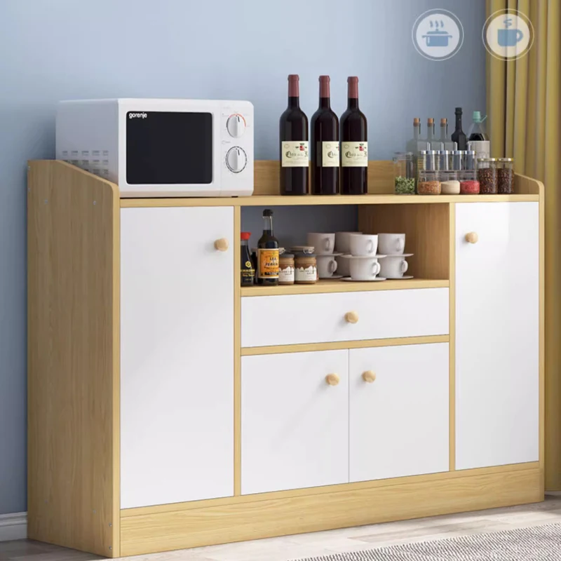 Шкаф для хранения кухонных шкафов консоль белый скандинавский дизайн шкафа с