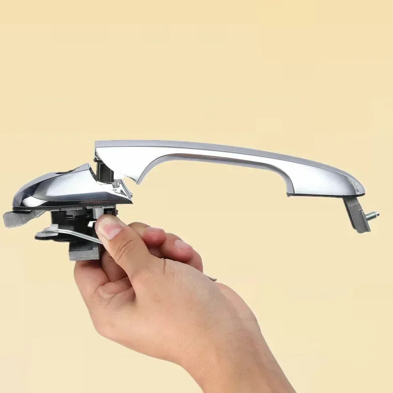 Хромированная дверная ручка со стороны пассажира и водителя для Fiat 500 2007-2020 735592026