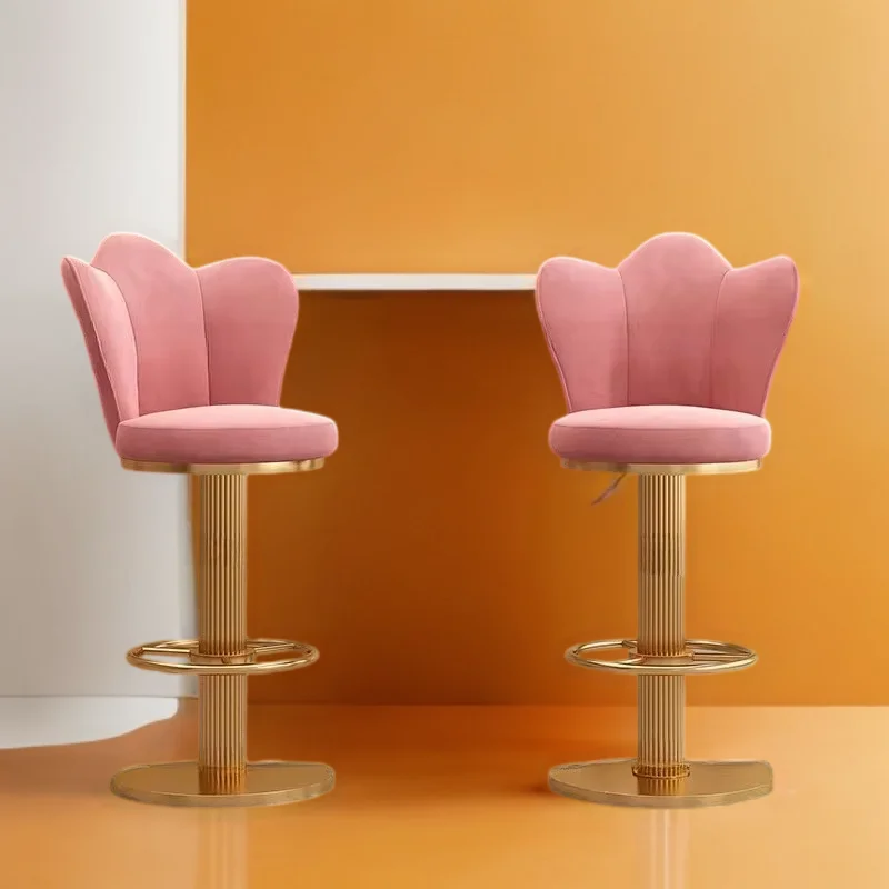 Высокий барный стул дизайнерская мебель для кухни макияж парикмахерский