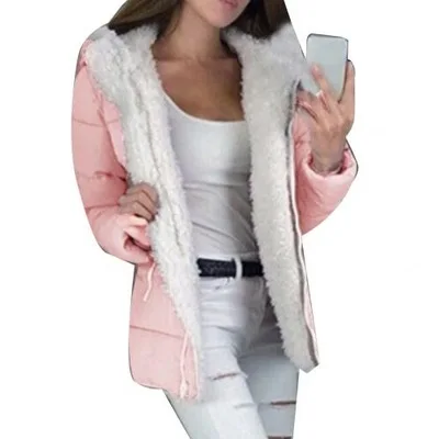 2023 plush cardigan hooded jacket cotton jacket