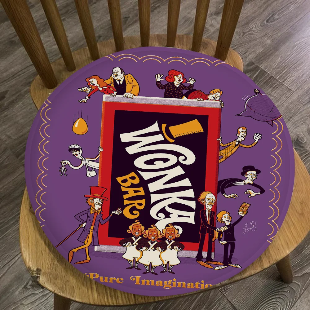 W-Wonka Новый Фильм Искусственный Стул Квадратная Подушка 40x40 См Удобный Дышащий