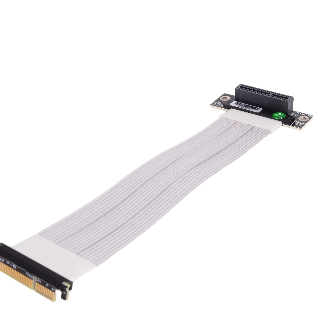 Фото Кабель-удлинитель ADT-Link K22SL-TL PCIe 4.0 X4-X4 для сетевых устройств, NVMe SSD и USB-адаптеров, 90/180 градусов ° Прямоугольный треугольник №3