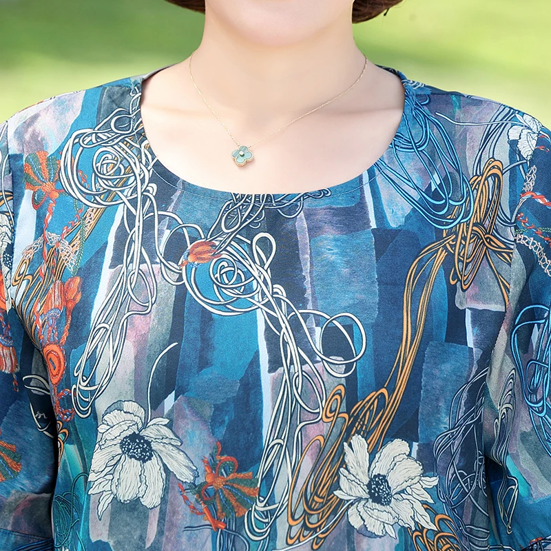 Рисунок 4 - Женская блузка с круглым вырезом