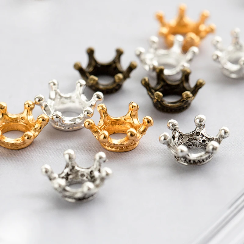 

MYUE Aromatherapy Gypsum Candle Decorative Accessories DIY Handmade Material Hexagon Small Crown 10pcs