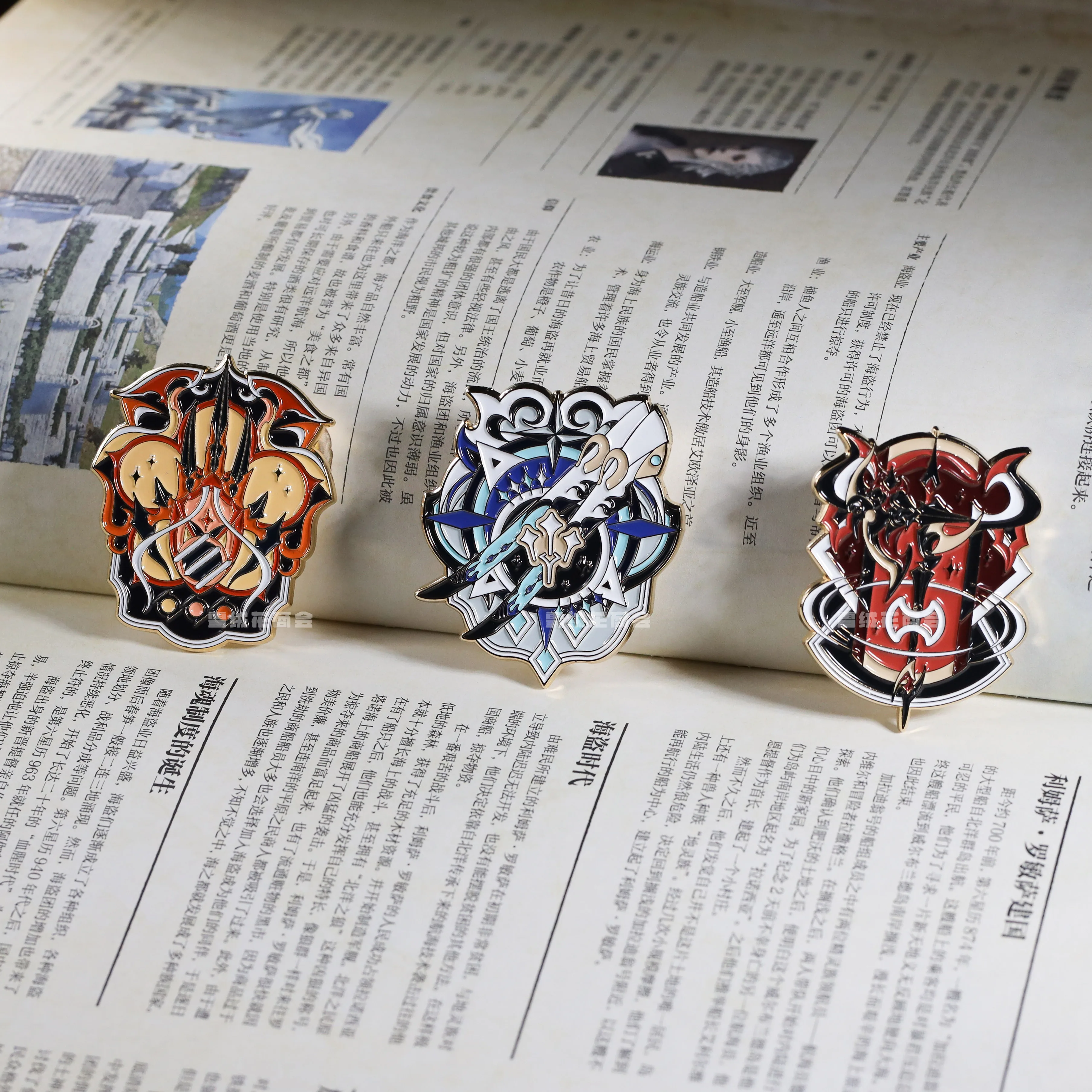 

Металлический значок из аниме «финальная фантазия», коллекция игрушек для косплея, декор одежды, рождественские подарки