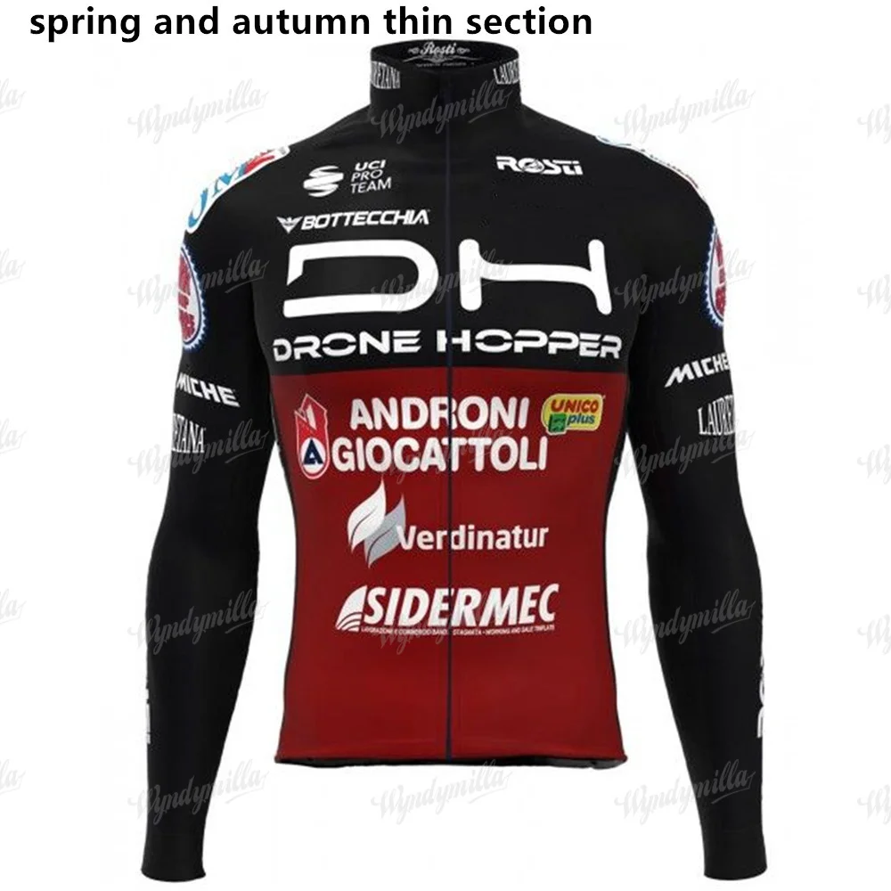 2022 Bike Team Set Drone Hopper - Androni Giocattoli (Winter Jacket Set+Spring Suit)-Professional Cycling Team Racing Jersey