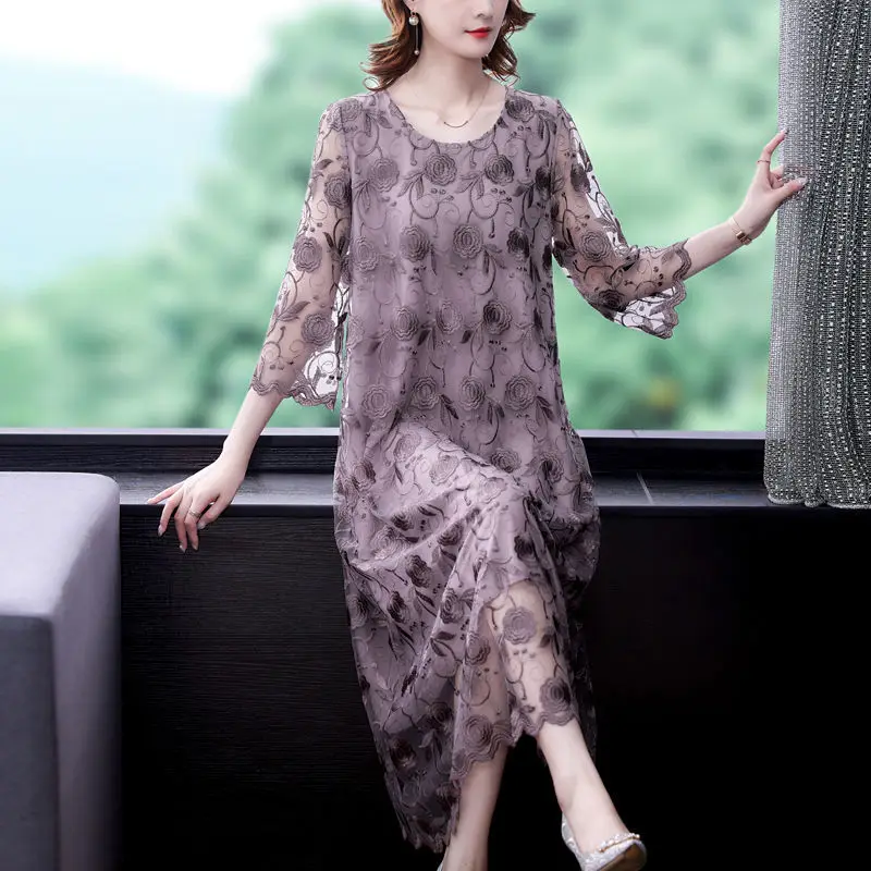 

Женское винтажное платье с длинным рукавом, высокой талией и цветочным принтом