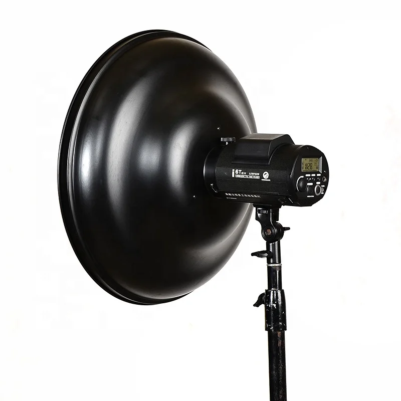 

Gaoneng Cononmark hotsale OEM metal Wave beauty dish with soft ball Commet Bowens adapter