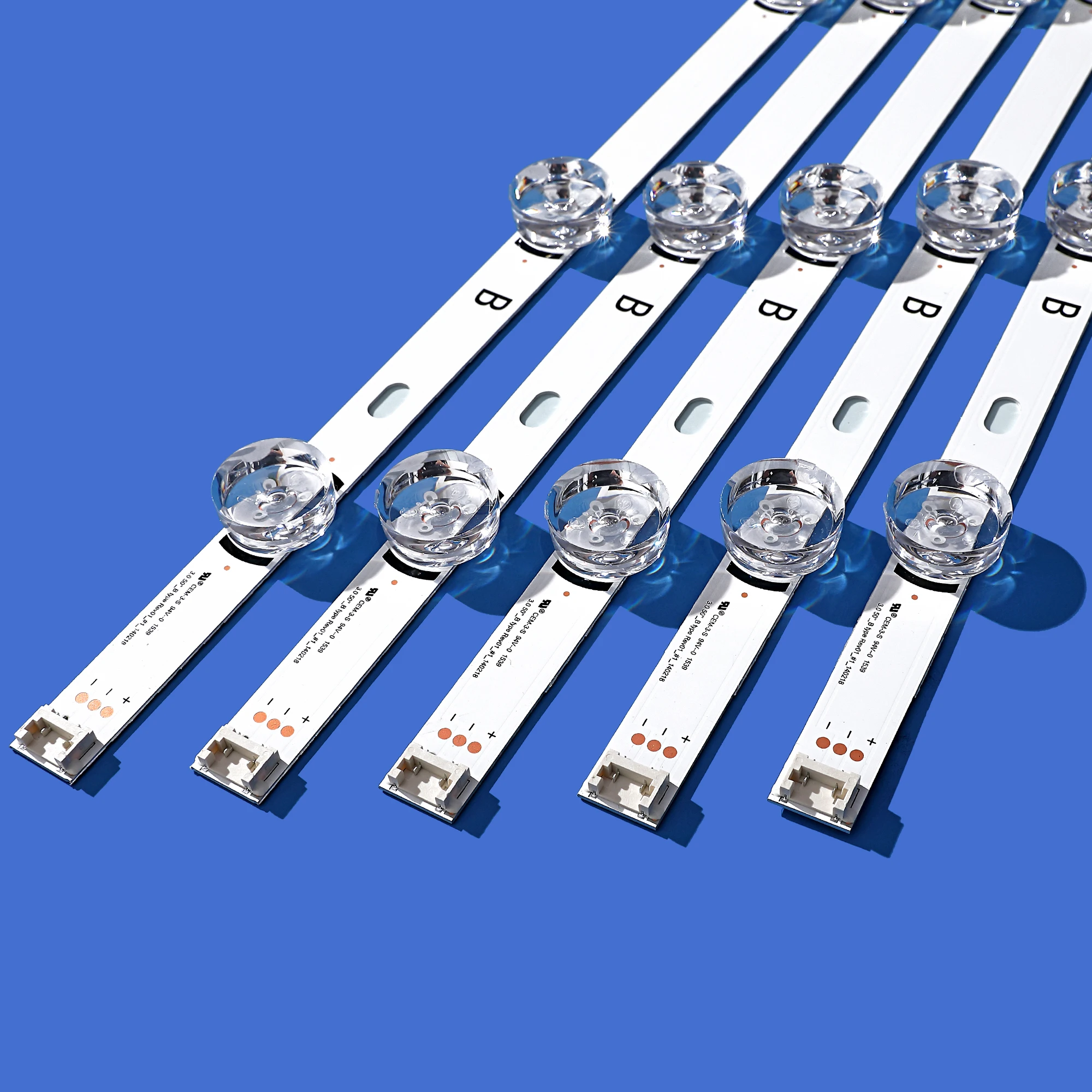 (Новая оригинальная) светодиодная лента дневного света на 50 лампочек 3 0 в дюйма