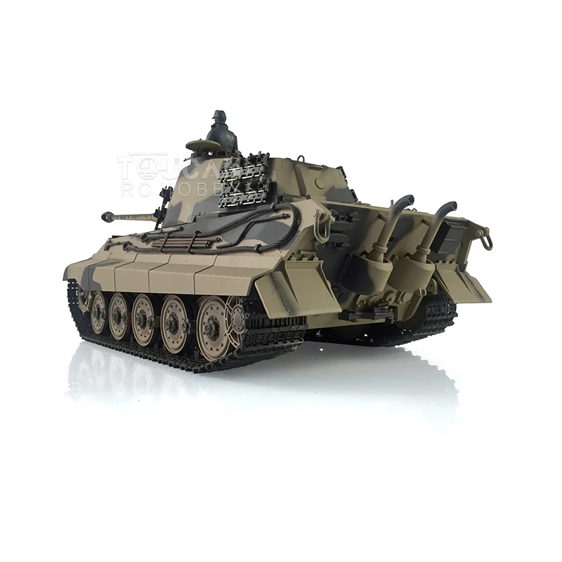 Henglong 7.0 пластиковая король Тигровая лампа 1/16 RC Tank3888A 360 Вращающаяся револьверная с