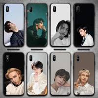 stray kids hwang hyunjin kpop phone case for iphone 12 11 13 7 8 6 s plus x xs xr pro max mini