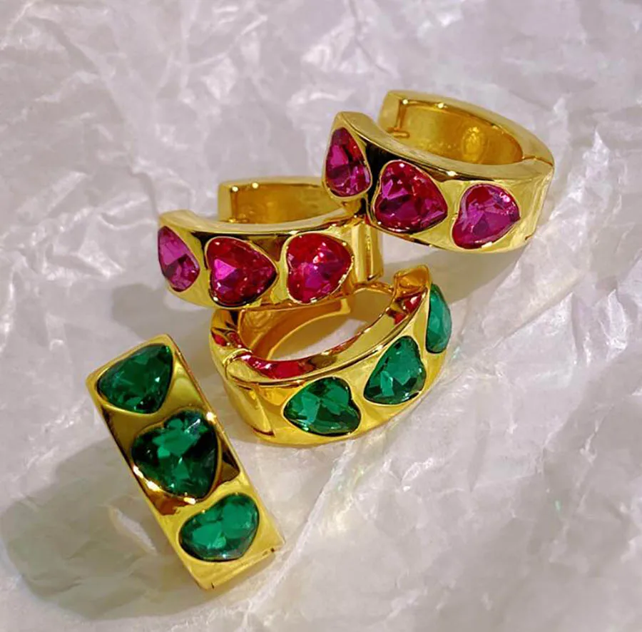 

Серьги-кольца в форме сердца из металла женские, кольца в стиле ретро, с бриллиантами, Персиковое сердце, элегантная летняя Милая бижутерия