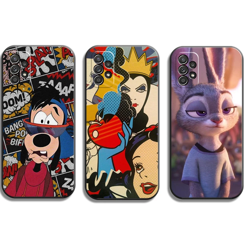 

Disney Cartoon Phone Cases For Samsung Galaxy A71 A51 4G A51 5G A52 4G A52 5G A72 4G A72 5G Coque Back Cover Soft TPU
