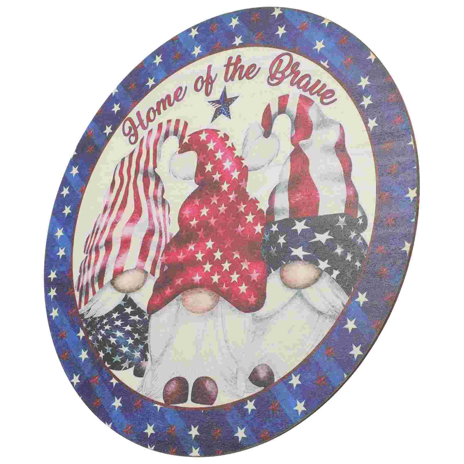 

Independence Day Hanging Board Sign Plaque Door Wall Hanging Decoration