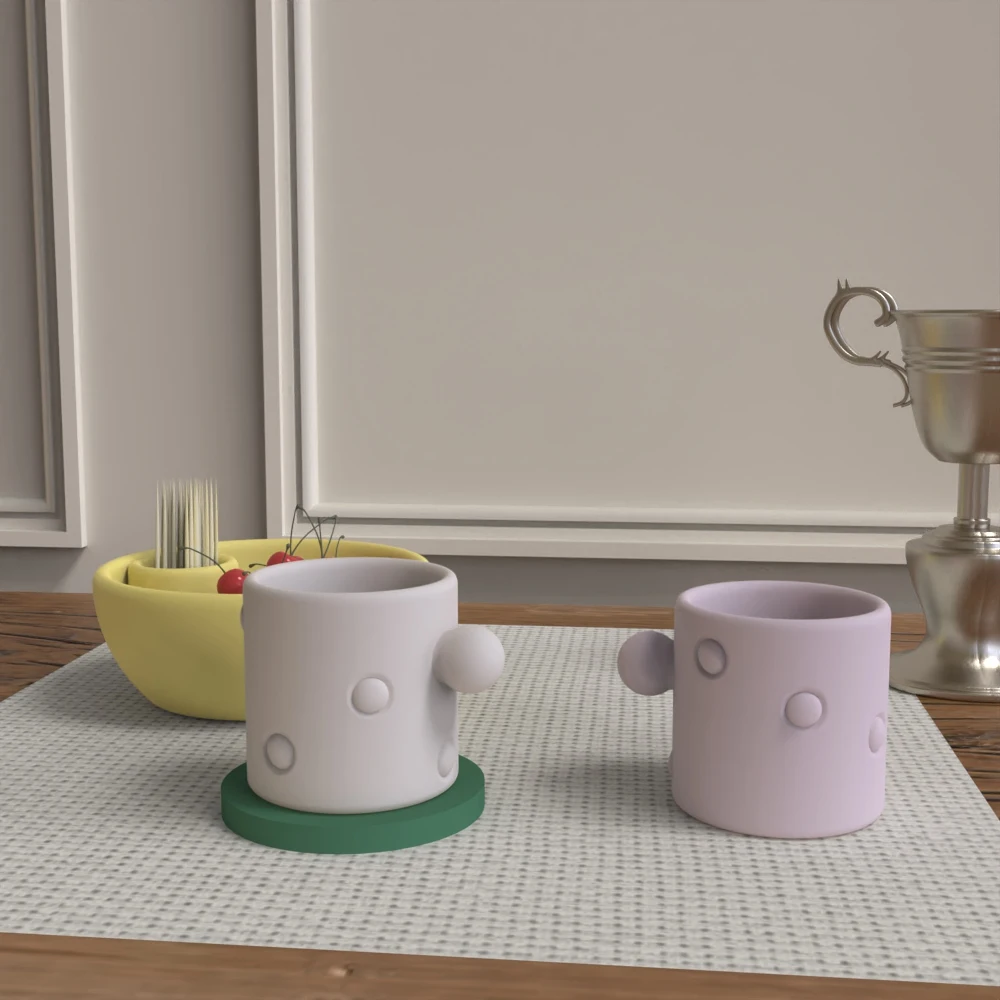 

Concrete Candle Cup Silicone Mold Round Ball Design cylindrical Flower pot aromatherapy Candle Jar molds