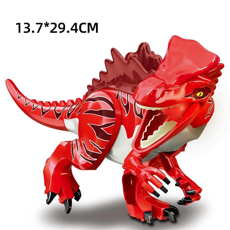 Строительные блоки игрушки Динозавр мир жестокий Раптор T-Rex Triceratops индоминус
