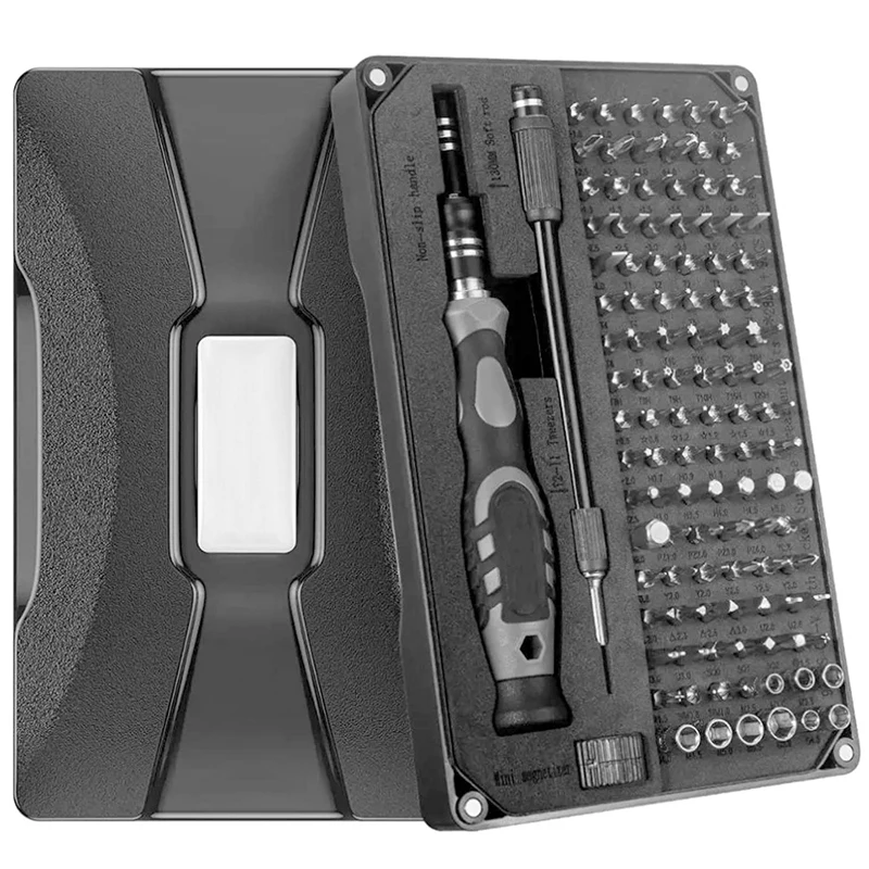 

Screwdriver Set 106 In 1 Precision Repair Tool Kit Magnetic Torx Hex Screwdriver Bit Set for Repair Phone PC Hand Tools
