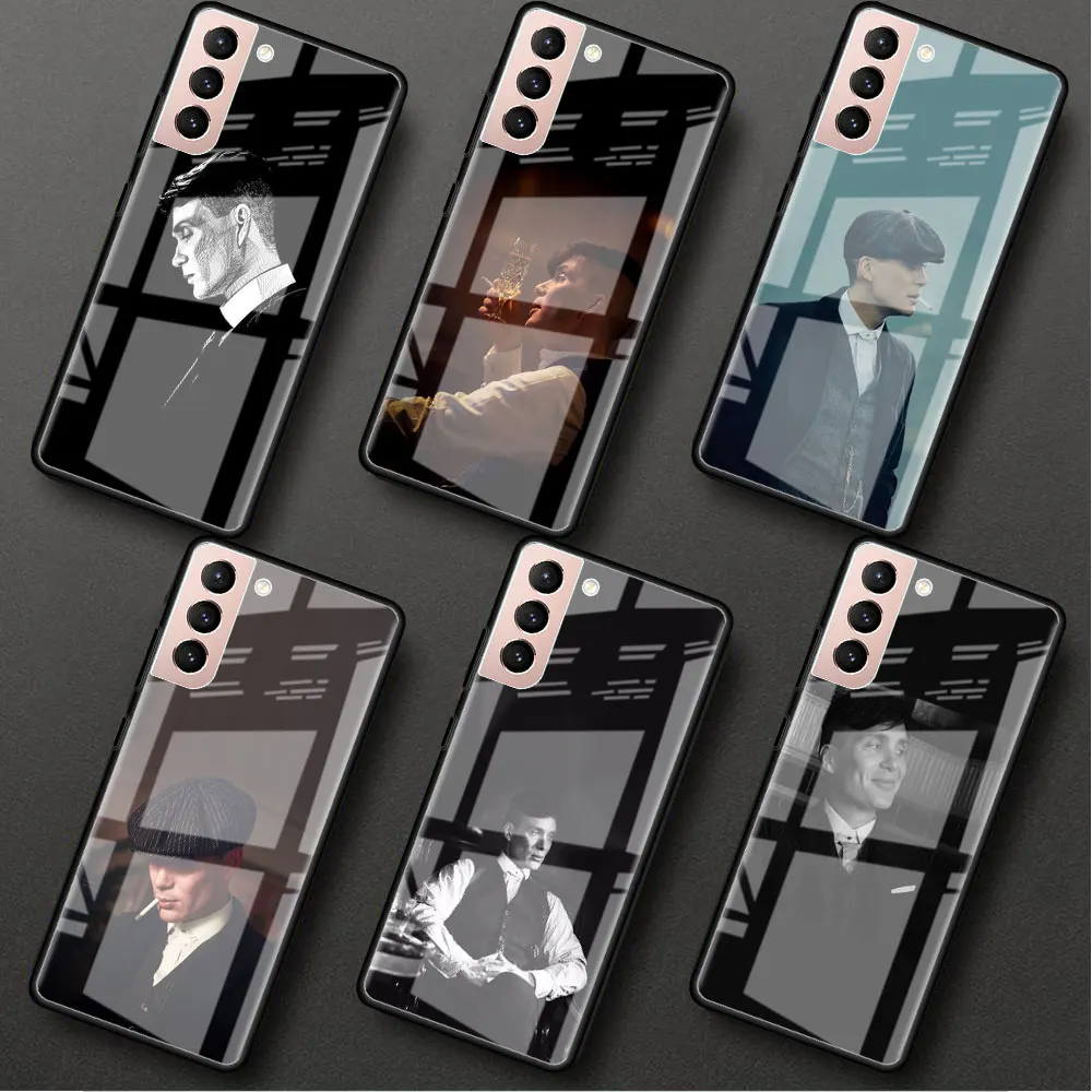 

Peaky Blinders Thomas Shelby Glass Case For Samsung Galaxy S22 S20 FE S21 5G S10 S9 Plus Note 10 20 Lite Tempered Phone Cover