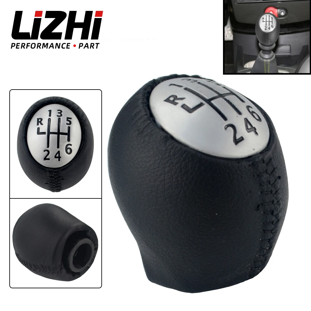 6-скоростная ручка переключения передач из искусственной кожи гандбол для Renault