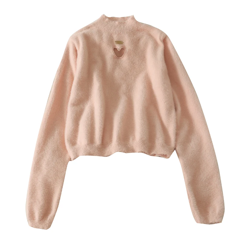 

Casual Solid Elegant Warm Jumpers Sweater For Women Autumn Winter Women Crop Cashmere Sweaters Winter Pullovers Women
