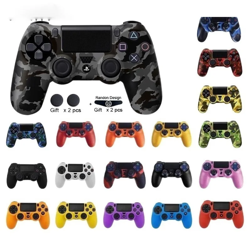 

DATA FROG For SONY Playstation 4 PS4 Controller Protection Case Soft Silicone Gel Rubber Skin Cover For PS4 Pro Slim Gamepad