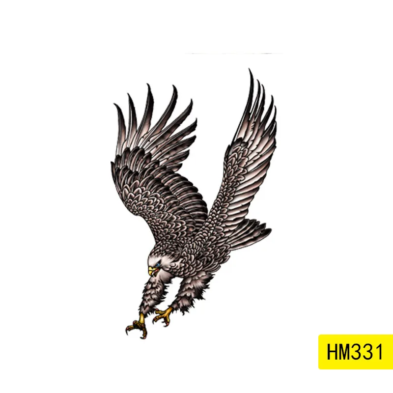 

Водостойкие временные тату-наклейки, имитирующие фигурки животных, искусственные татуировки для мужчин и женщин