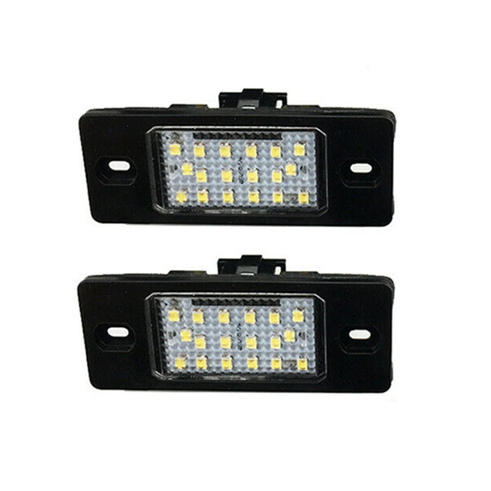 2pcs/set Led White Number License Plate Lights For Porsche Cayenne 955 957 2002-2010 Auto Replacement Accessories