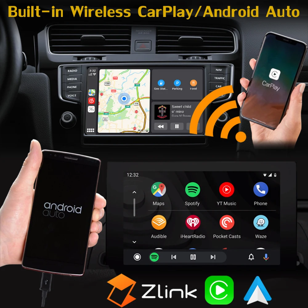 Автомобильный радиоприемник 8 дюймов 1280*720P Qualcomm ядер + 128G Android 10 для Porsche Facelift 911 997