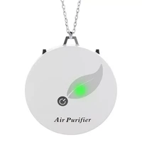 air purifier household negative ion air purifier portable necklace for adults and children white