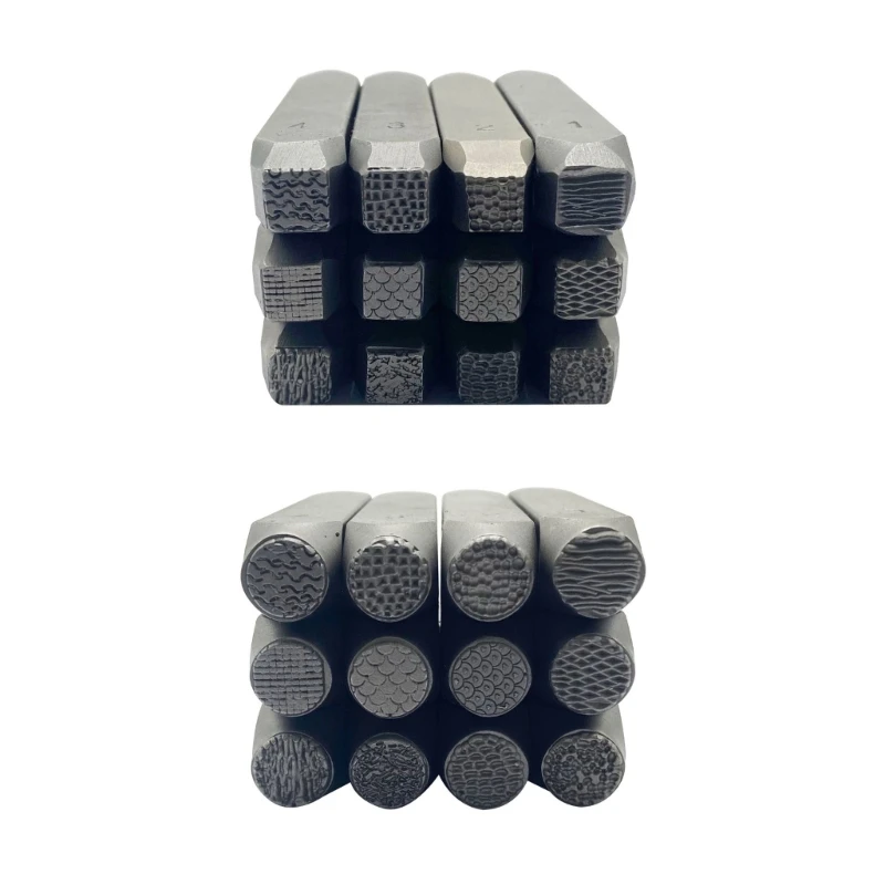 Набор из 12 металлических долот набор инструментов для проектирования ювелирных