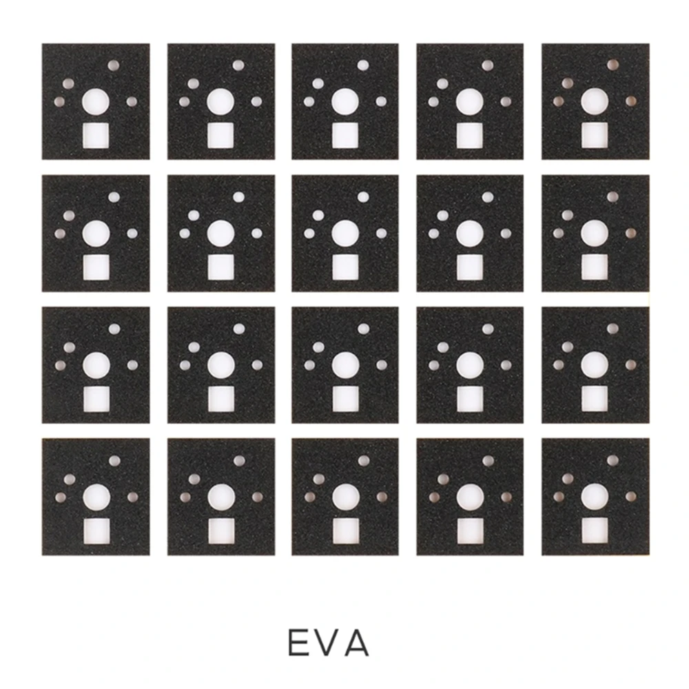 

120 Pieces Mechanical Keyboard Switch Sticker Noise Dampener Foam Sound Reduction Insulation Film for Switch Stabilizer Dropship