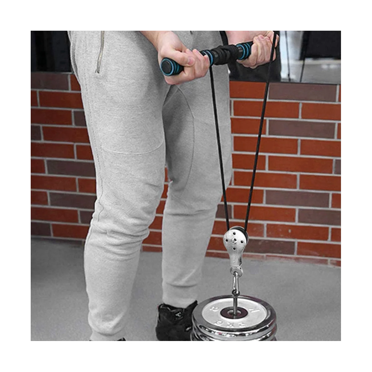 

Шкив для тренажерного зала 360 °, аксессуары для тренажерного зала «сделай сам», домашняя система шкивов для тренажерного зала, оборудование ...