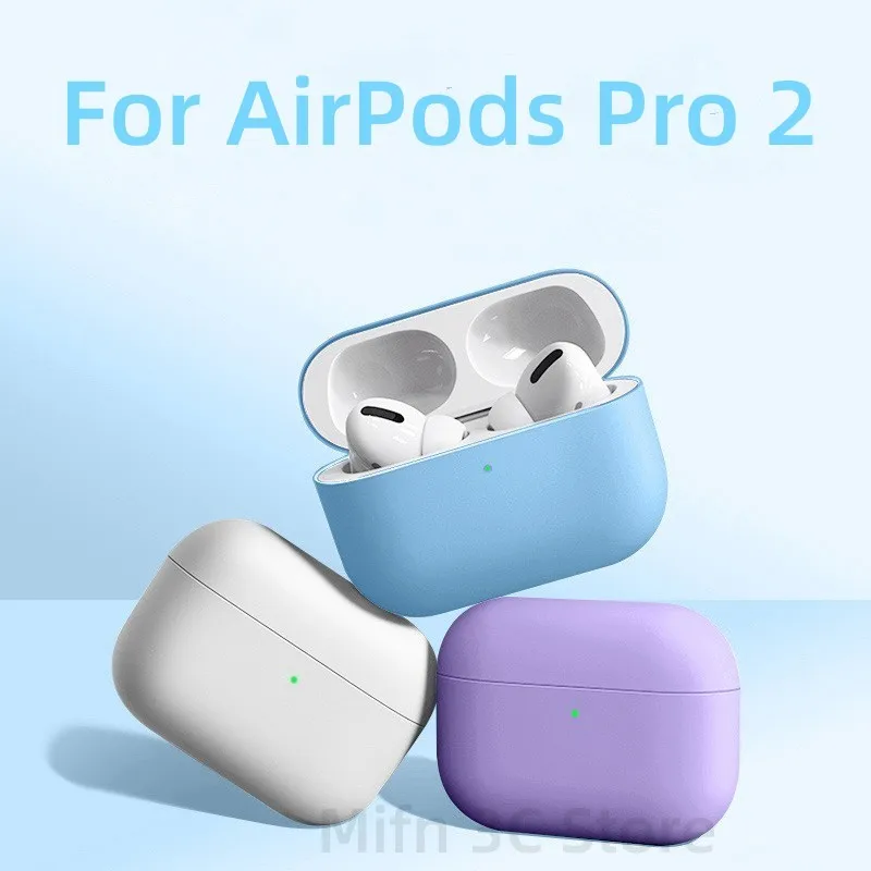 

for AirPods Pro 2 Silicone Soft Skin Protective Case Airpod Pro 2 Charger Case Liquid Silicone Case For Airpods Pro 2 Soft Bag